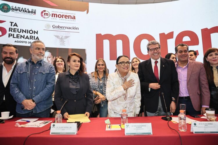 Rosa Icela Rodríguez llama a Morena a “no aflojar el paso”