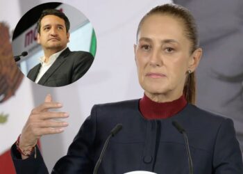 sheinbaum acusa injerencia la cancelación de visa a Andrés López