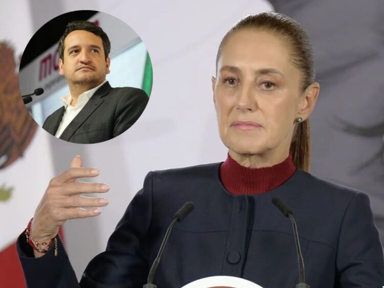sheinbaum acusa injerencia la cancelación de visa a Andrés López