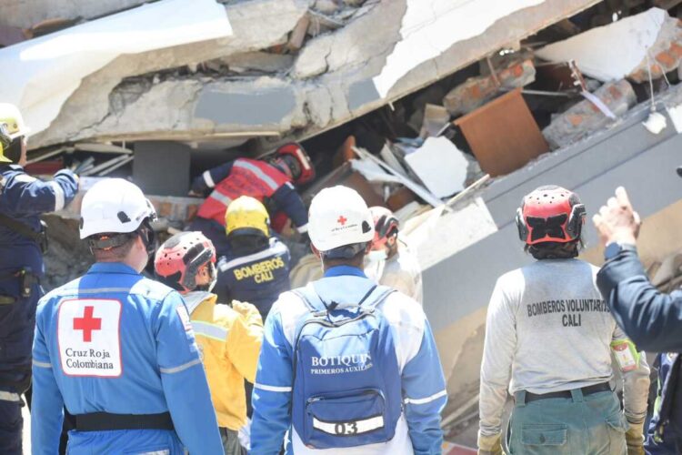 Colombia, 10 de agosto de 2026. Terremoto de magnitud 7.4 sacude Colombia. AMEXI/Foto: Alejandro Meléndez.