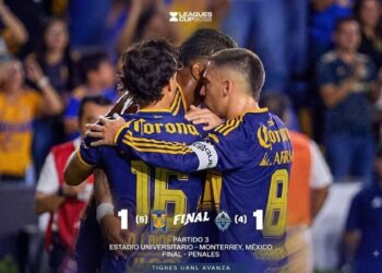 Terminaron con dos expulsados y tienen que esperar. AMEXI/Foto/Tomada de @TigresOficial