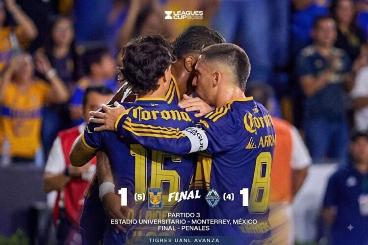 Terminaron con dos expulsados y tienen que esperar. AMEXI/Foto/Tomada de @TigresOficial