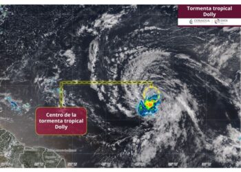 Tormenta tropical Dolly. AMEXI Foto SMN