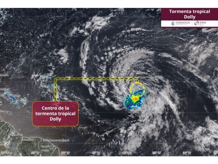 Tormenta tropical Dolly. AMEXI Foto SMN