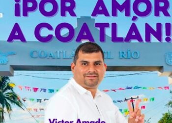 Víctor Manuel Amado de León, excandidato a alcalde de Coatlán del Río. AMEXI Foto RRSS