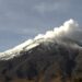 Popocatépetl registra sismo volcanotectónico y ligera emisión de ceniza