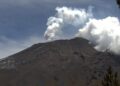 El Popocatépetl emitió 35 exhalaciones con vapor, gases volcánicos y ceniza. | AMEXI/FOTO: Cenapred