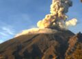 Popocatépetl registra 40 exhalaciones, ceniza y tremor; Cenapred mantiene alerta Amarillo Fase 2. | AMEXI/FOTO: Cenapred