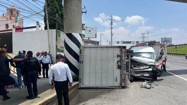 Accidente en la autopista México-Pachuca deja 11 heridos