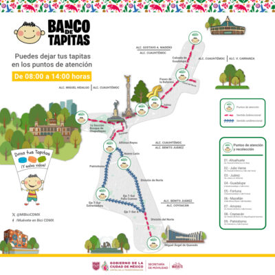 Una de las actividades destacadas de esta edición es la instalación del Banco de Tapitas