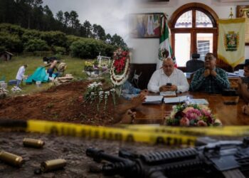 En Tacámbaro un comanda armado atacó en un sepelio. AMEXI/FOTO/ RRSS