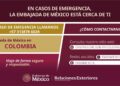 Embajada de México asiste a 213 connacionales tras sismo en Colombia