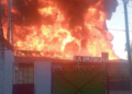 Se incendia restaurante-bar La Patrona y rovoca gran alarma entre visitantes a Teotihuacán, en el Estado de México.