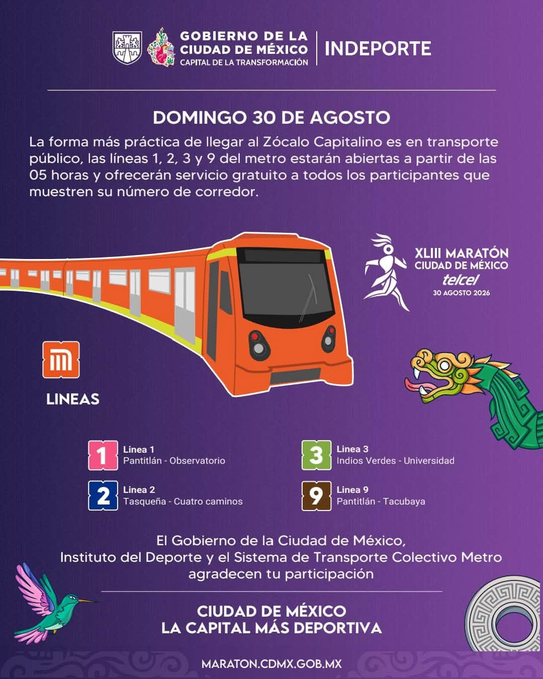 Apoyo del Metro y alternativa para ciclistas