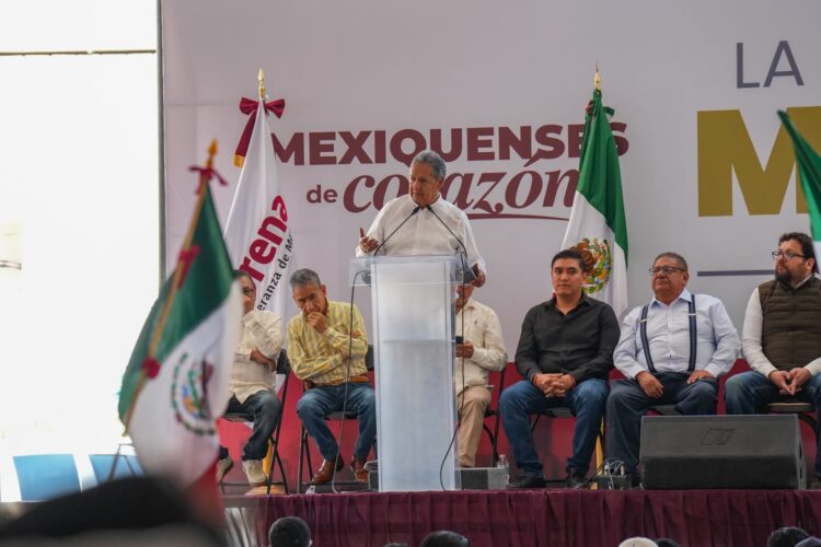 El senador Higinio Martínez encabezó las asambleas informativas para la defensa de la soberanía nacional, en La Paz y Nezahualcóyotl