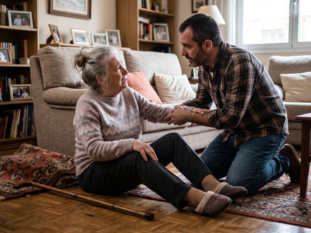 ¿Qué lesiones pueden sufrir adultos mayores?