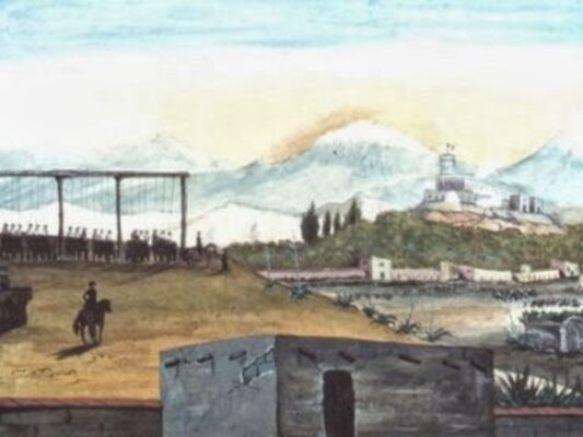 1847. Ejecución de los Patricios. Archivo West Ponit