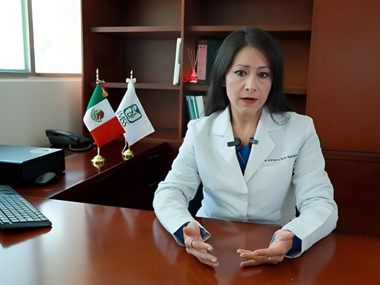 Adriana Josefina Toríz Saldaña, titular de la Coordinación de Vigilancia Epidemiológica del IMSS. Casos de dengue a la baja. AMEXI Foto