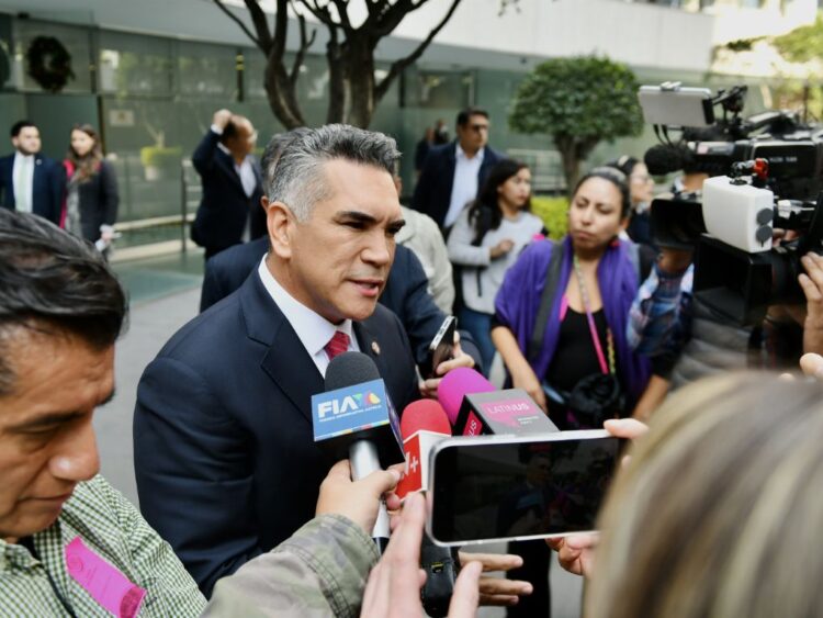 Alejandro Moreno. Impugnará PRI reglas del INE sobre boletas sin dobleces. AMEXI Foto PRI