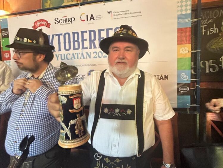 Anuncian el festival alemán Oktofest en Mérida. AMEXI Foto Jesús Mejía