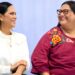 Ariadna Montiel y Citlalli Hernández, dirigentes de Morena, encabezaron el proceso de definición de las 17 coordinaciones estatales rumbo a las elecciones de 2027. AMEXI Foto