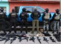 Armas decomisadas en el operativo. AMEXI Foto FGR