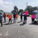 Bloqueo de la México-Puebla por falta de insumos para hemodiálisis en Hospital General Dr. Pedro López, en Ixtapaluca.