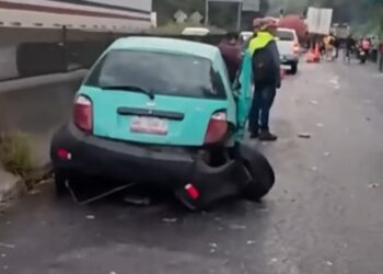 Carambola paraliza la libre Toluca-México rumbo a la CDMX