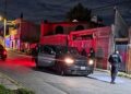 Camioneta baleada en Tultepec, Estado de México.