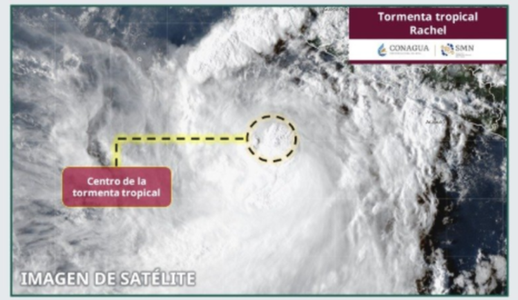 Huracán Polo se degrada en Sonora; tormenta tropical Rachel se fortalece en el Pacífico