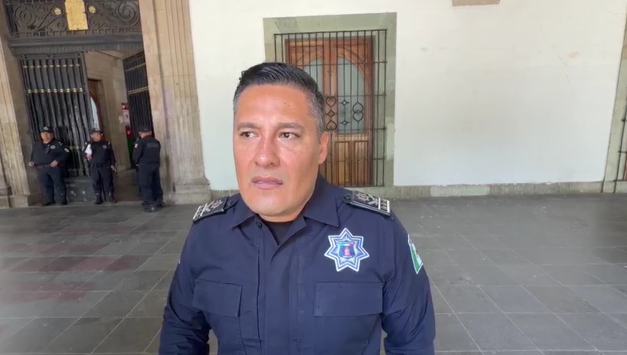 Francisco Santiago García, comisionado de la Policía Estatal en la Secretaría de Seguridad y Protección Ciudadana (SSP).