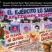 Cartel sobre la jornada de actividades por los 12 años de la desaparición de los 43 normalistas de Ayotzinapa. AMEXI Imagen Especial