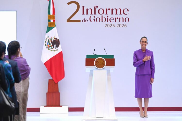 Sheinbaum presume “primavera laboral” y economía estable en Segundo Informe