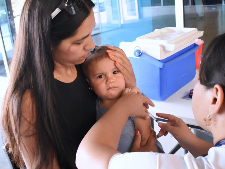 Cobertura de vacunación. AMEXI/Foto: Sector Salud