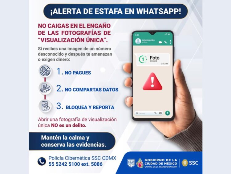 Cuidado con la estafa con fotos. AMEXI Foto