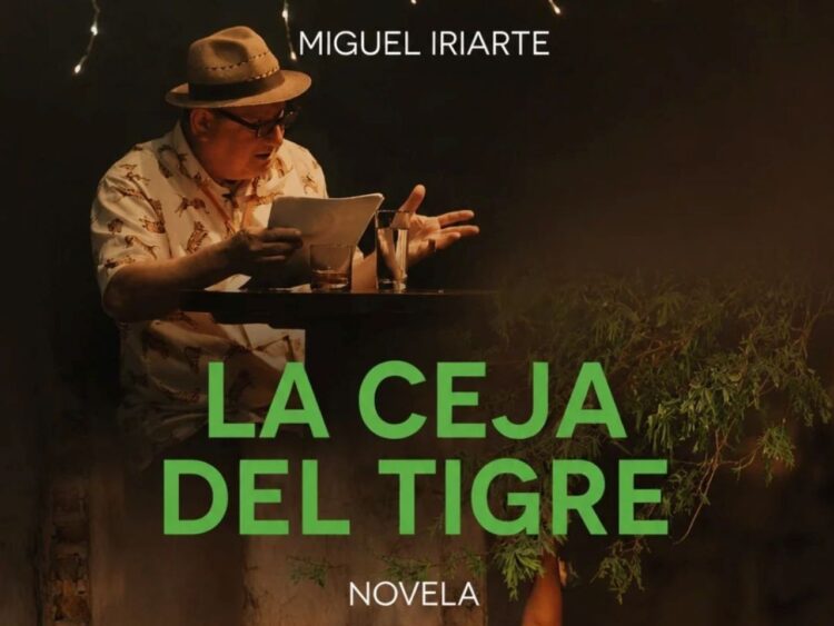 Portada o presentación de la novela “La ceja del tigre”, de Miguel Iriarte, obra inspirada en la infancia y la memoria del Caribe colombiano.