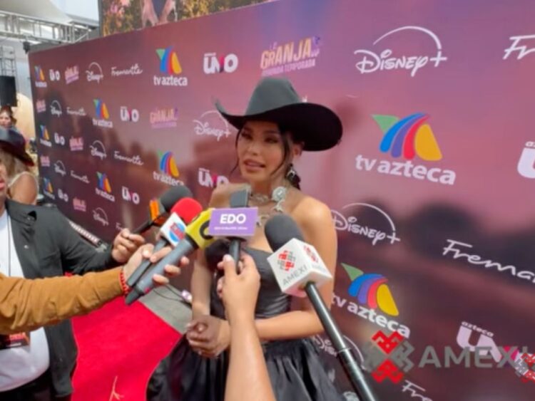 Kristal Silva durante la presentación de la segunda temporada de La Granja VIP, reality que conducirá junto a Adal Ramones.