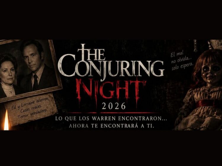 The Conjuring Night 2026 presenta en Ciudad de México una experiencia de terror inspirada en los casos de Ed y Lorraine Warren.