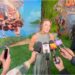 Silvia Navarro durante una entrevista en la que habla sobre su participación en Gungo y los Juegos Cavernícolas y confirma que está enamorada.