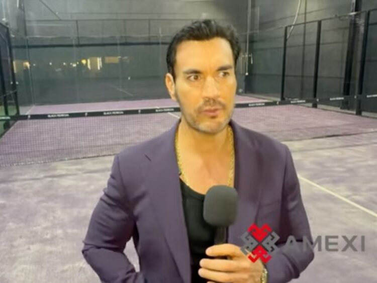 David Cepeda celebra con amigos la inauguración de Black Pedregal, su nuevo espacio deportivo y de bienestar.