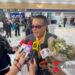 Alfredo Adame durante una entrevista en la que habló sobre Aleks Syntek y distintas polémicas del espectáculo.