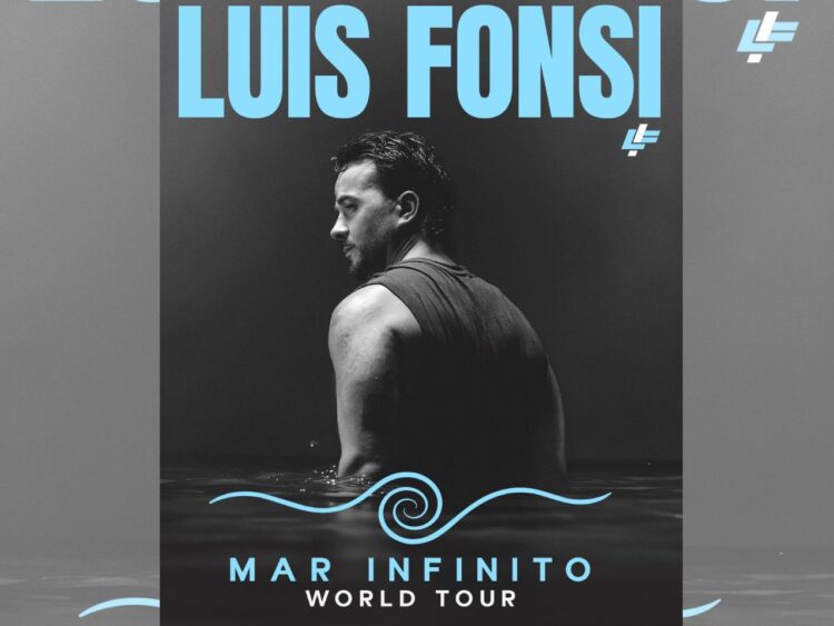 Luis Fonsi durante una presentación, previo al anuncio de su nueva gira mundial Mar Infinito World Tour 2027.
