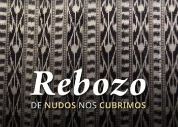 Rebozo elaborado en telar de cintura, pieza representativa del patrimonio textil de los pueblos indígenas de México.