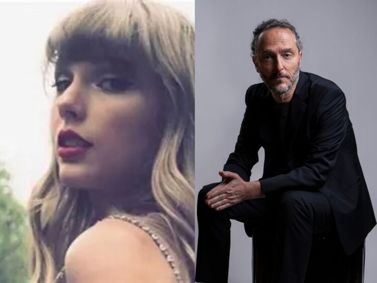 Taylor Swift durante la producción del video musical de “Patient Zero”, en el que participa como intérprete y directora.