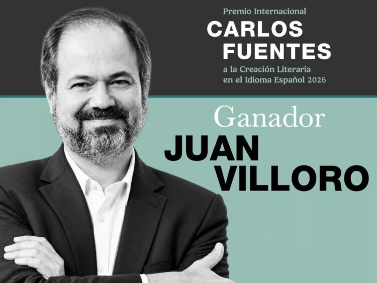 Juan Villoro, escritor mexicano ganador del Premio Internacional Carlos Fuentes a la Creación Literaria en el Idioma Español 2026.