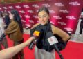 Liz Gallardo durante un encuentro con medios, donde habló sobre su vida personal y su participación en la serie Detrás del Telón.