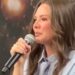 Joy, integrante de Jesse & Joy, durante una conferencia de prensa en la que habló sobre la salida de su hermano Jesse y los próximos conciertos del dúo.