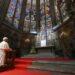 El Papa León en la Catedral de San Esteban, en Mertz, Francia.