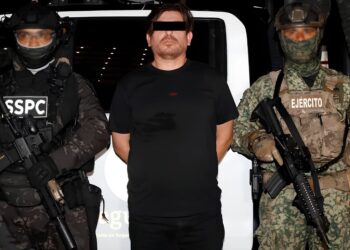 'El Peli', detenido en Mazatlán. AMEXI Foto SSPC