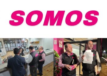 Emilio Álvarez Icaza, representante de Somos ante el Consejo General del INE, presenta nuevo logo. AMEXI Foto cortesía Somos